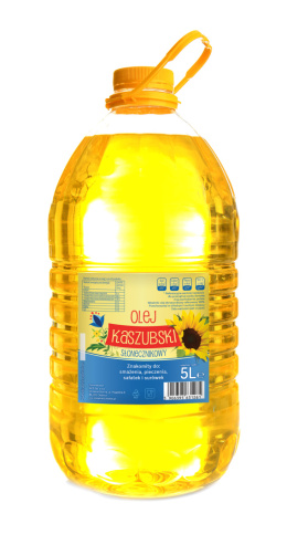 Olej kaszubski rafinowany słonecznikowy 5L