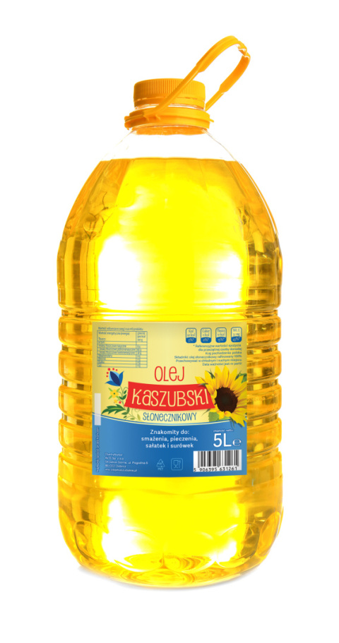 Olej kaszubski rafinowany słonecznikowy 5L